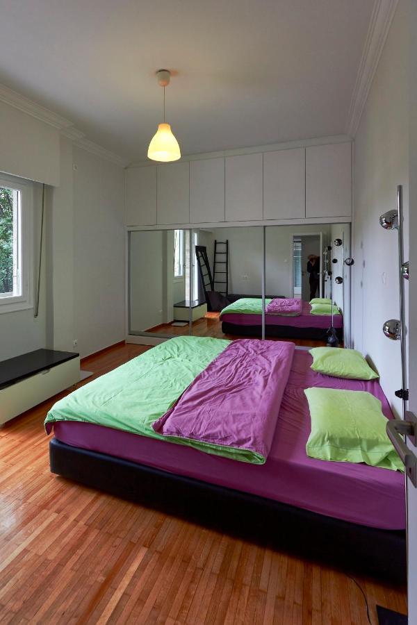 Fully Renovated, Family-Friendly Apartment, Next To A Huge Green Park, In Athens Center Eksteriør billede