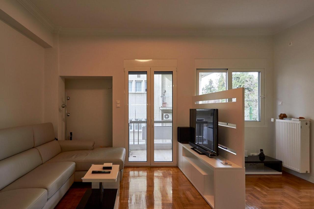 Fully Renovated, Family-Friendly Apartment, Next To A Huge Green Park, In Athens Center Eksteriør billede
